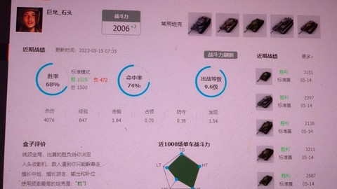 坦克世界怎么计算效率[图2]