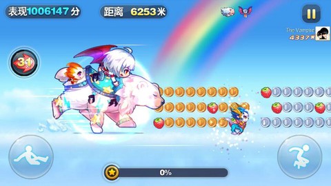 天天酷跑白熊配什么人物[图1]