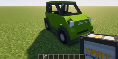 我的世界的汽车怎么做