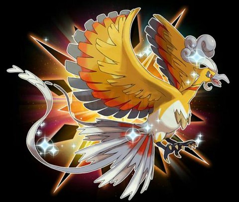 神奇宝贝凤王怎么画