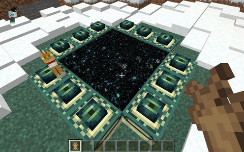 我的世界怎么下末地