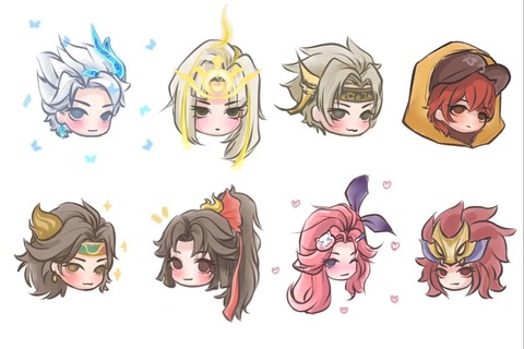 王者荣耀英雄怎么画